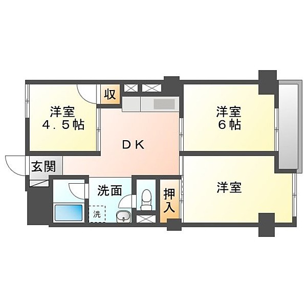 グランヒルズ(賃貸マンション)[物件番号:3850779](愛知県豊橋市下地町字新道)【ニッショー.jp】