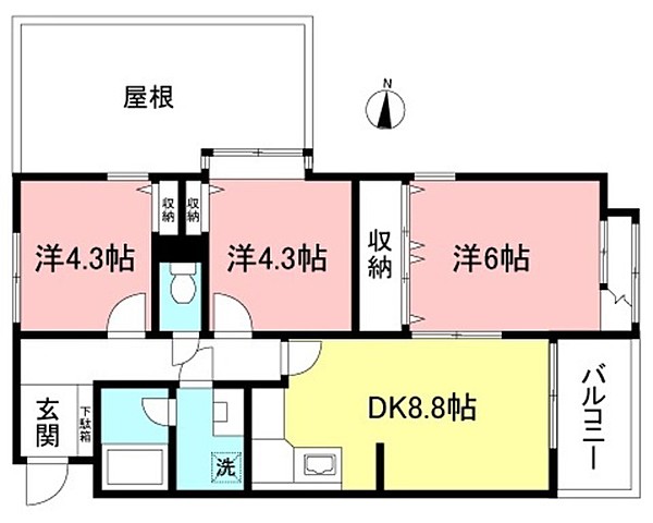 エルモーサ第２(神奈川県座間市)の賃貸物件建物情報(賃貸マンション)【ハウスコム】