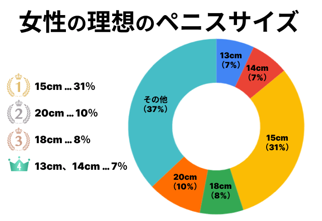 ペニスの大きさ平均は13cm！女性の理想サイズはさらにデカい！？｜薬の通販オンライン