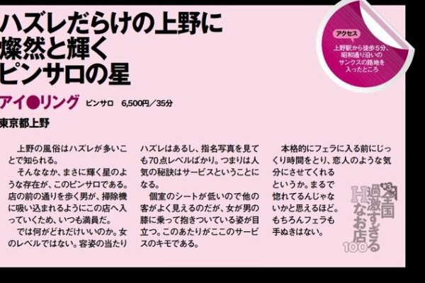 上野ピンサロ・ジャスミン(元マジックバナナ)の体験談。口コミ評判まとめ【2023年】 | モテサーフィン