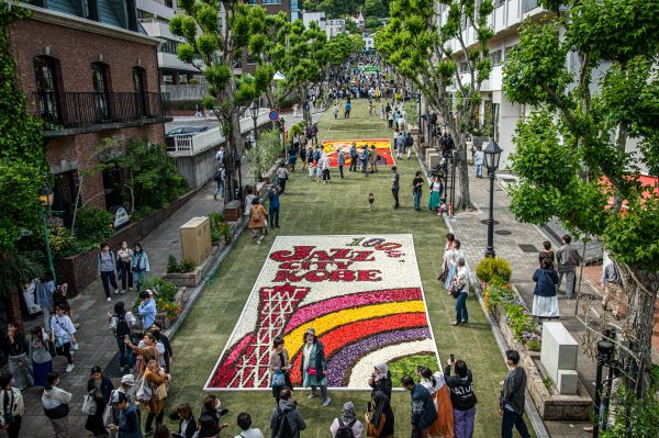 神戸市東灘区】絶景！ 六甲アイランド「チューリップ祭」2023年4月2日（日）まで。3月27日行って来ました。 |