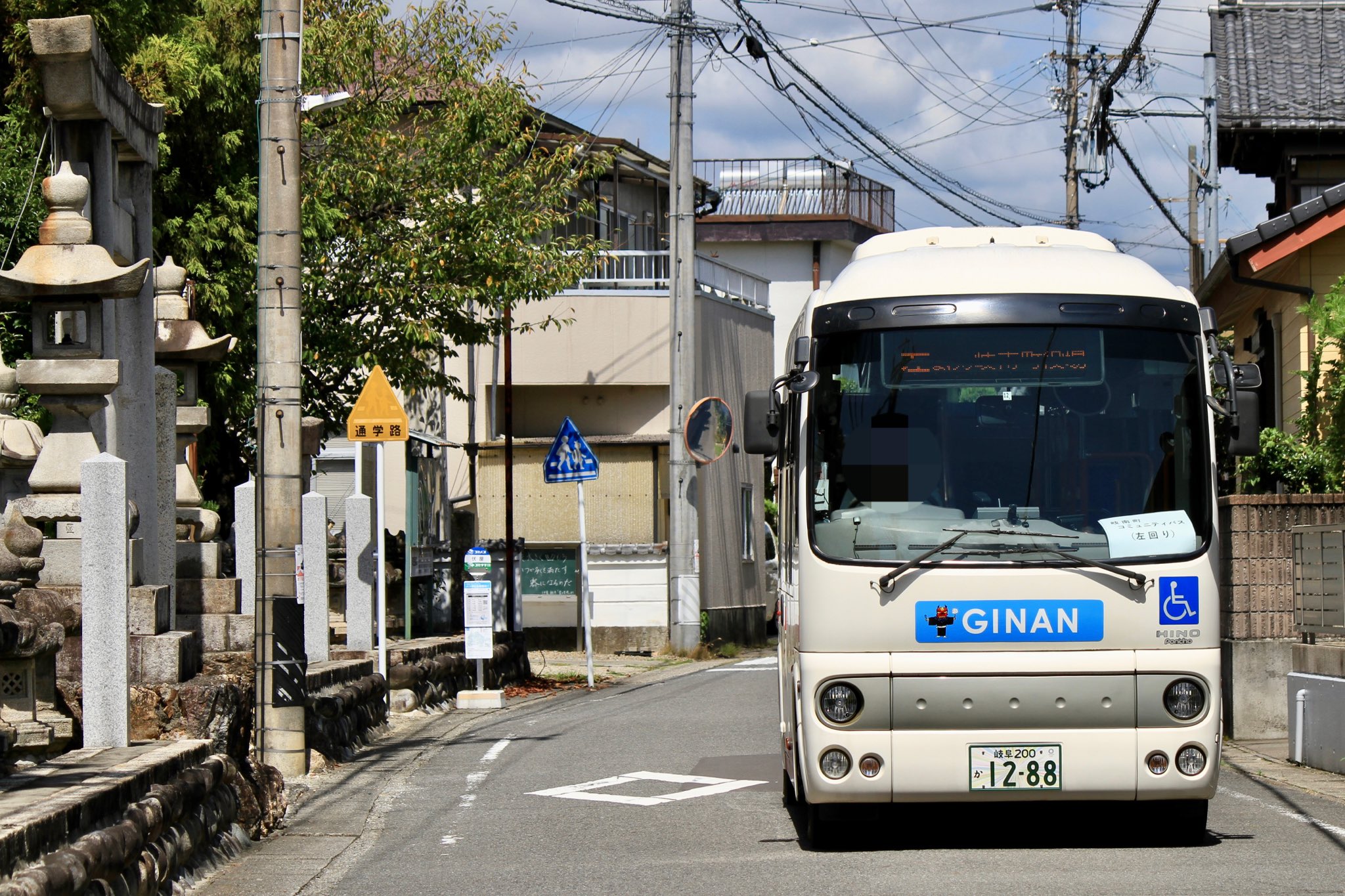 岐阜バス 岐南町コミュニティバス専用車 岐阜200か2167