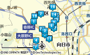 24時間入出庫可】セブンイレブン京都洛西ニュータウン店周辺の時間貸駐車場 ｜タイムズ駐車場検索