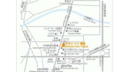 コンフォートイン福井(旧チサンイン福井)」(福井市-ペンション/コテージ-〒910-0836)の地図/アクセス/地点情報 - NAVITIME