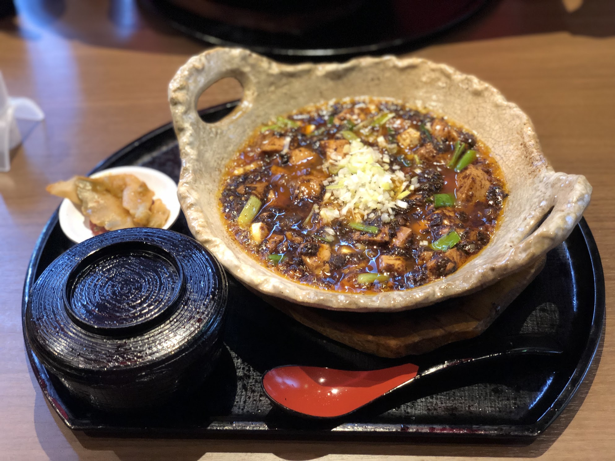 四川麻婆豆腐セット 中国料理 ファンファン（新大阪） | 暴れん坊やまちゃんの株とグルメ