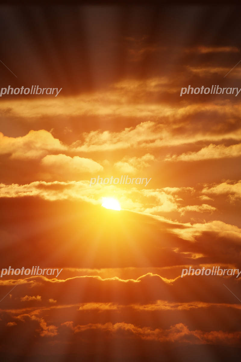 朝の太陽 写真素材 [ 2690971