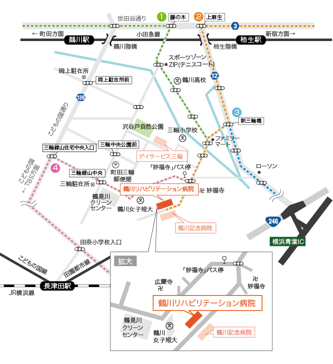 鶴川駅】都心にも神奈川方面にもアクセスしやすい町田市の玄関口 | 住みたい街情報 | 【イーカム】神奈川・東京の新築一戸建て（分譲住宅・一軒家）