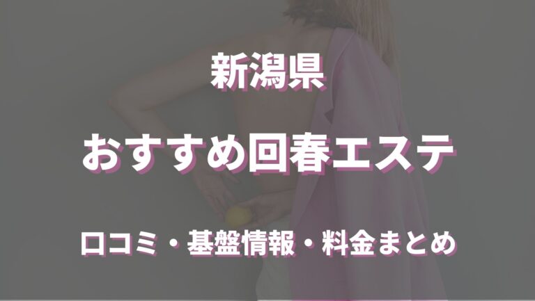 新潟県の風俗エステ求人【バニラ】で高収入バイト