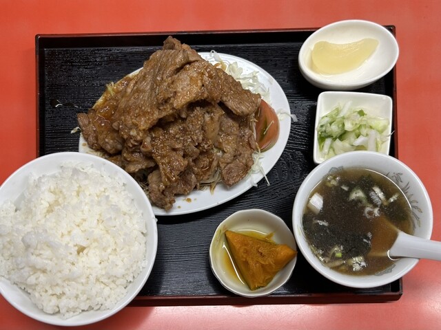 南行徳 中華料理 喜楽 焼肉定食 :