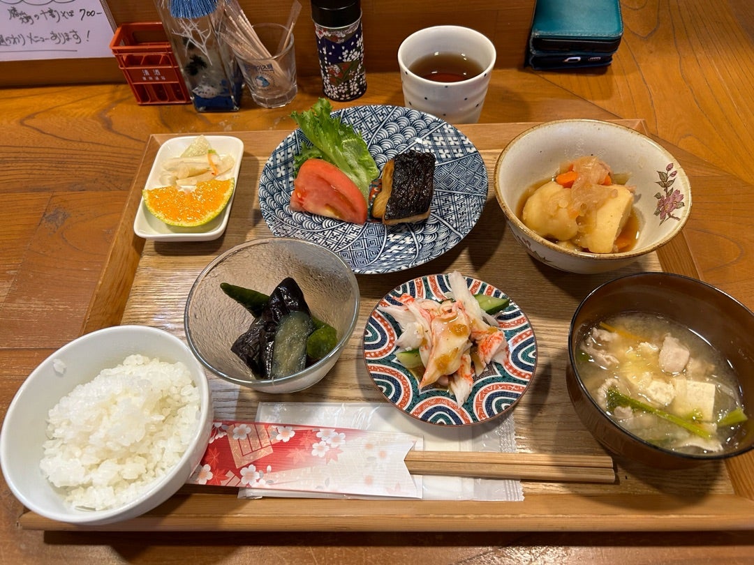 しらかわ食堂 の ジャンボトンカツ定食