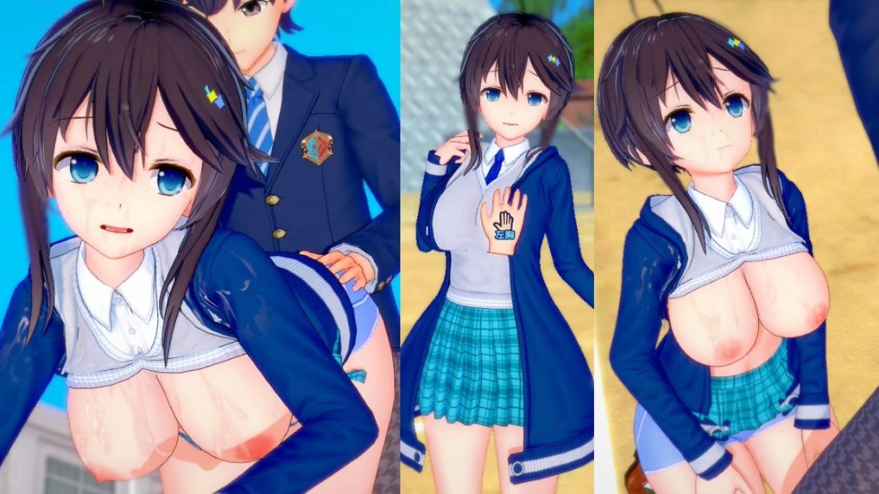 【エロゲーコイカツ！】VTuber エトラ3DCG巨乳アニメ動画(バーチャルYoutuber)[Hentai Game Koikatsu! 