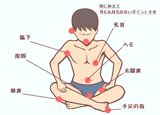 女性の性感帯の位置と開発方法 - 夜の保健室