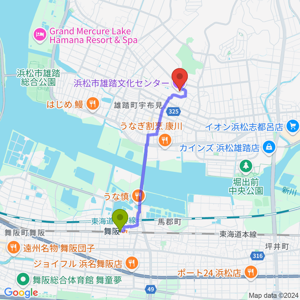 舞阪駅（静岡県浜松市中央区）周辺の高速道路IC(インターチェンジ)一覧｜マピオン電話帳