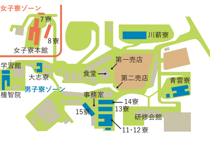 ドーミー浜田山 本館の物件情報｜学生会館ドーミー