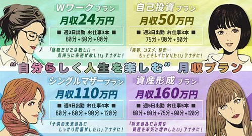 大阪で託児所ありの人妻・熟女風俗求人【30からの風俗アルバイト】入店祝い金・最大2万円プレゼント中！