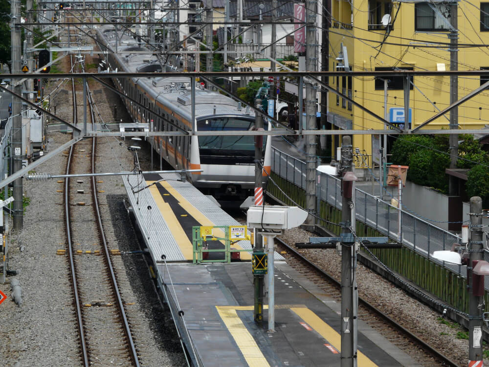 中央快速線等グリーン車導入に伴う青梅線東青梅駅線路切換工事完了｜日本リーテック株式会社