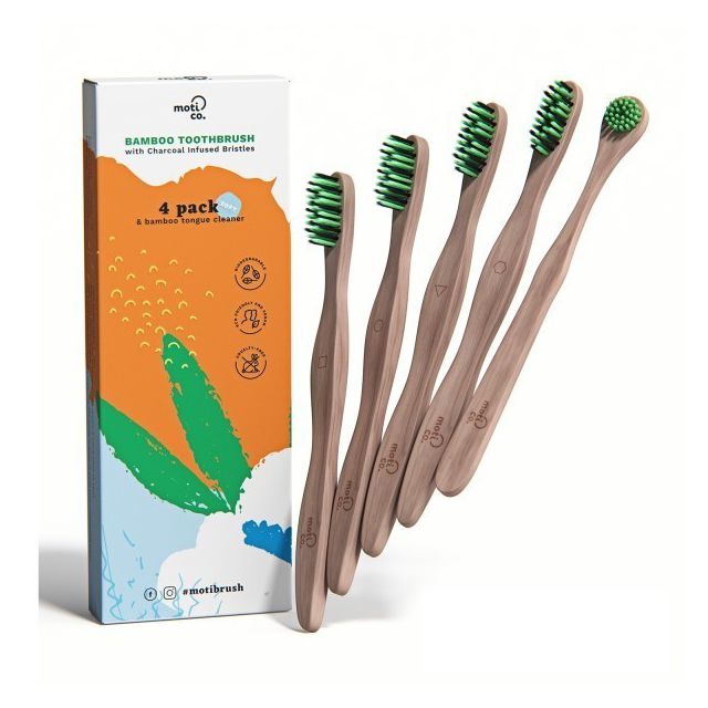 Bamboo Toothbrush Kit Bambukinis burnos priežiūros rinkinys, 1vnt