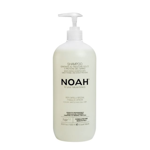 1.2. Moisturizing Shampoo With Sweet Fennel And Wheat Protein Šampūnas sausiems ir lūžinėjantiems plaukams, 1000 ml