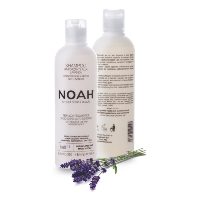 1.3. Strengthening Shampoo With Lavender Šampūnas kasdieniam naudojimui, jautriai galvos odai, 250 ml