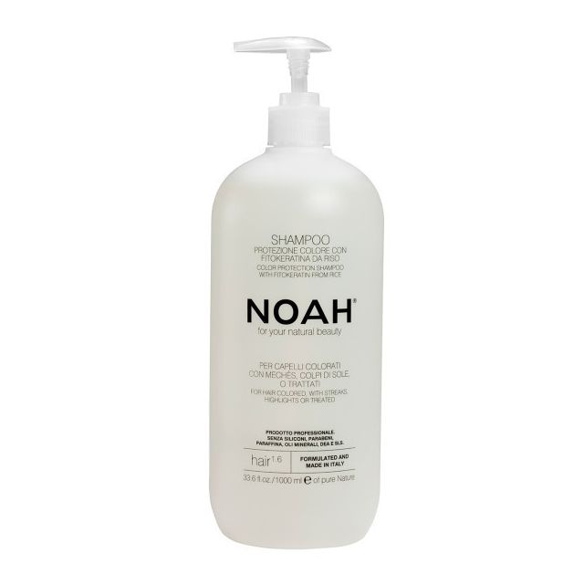1.6. Color Protection Shampoo With Fitokeratine From Rice Šampūnas dažytiems ir sruogelėmis dažytiems plaukams, 1000 ml
