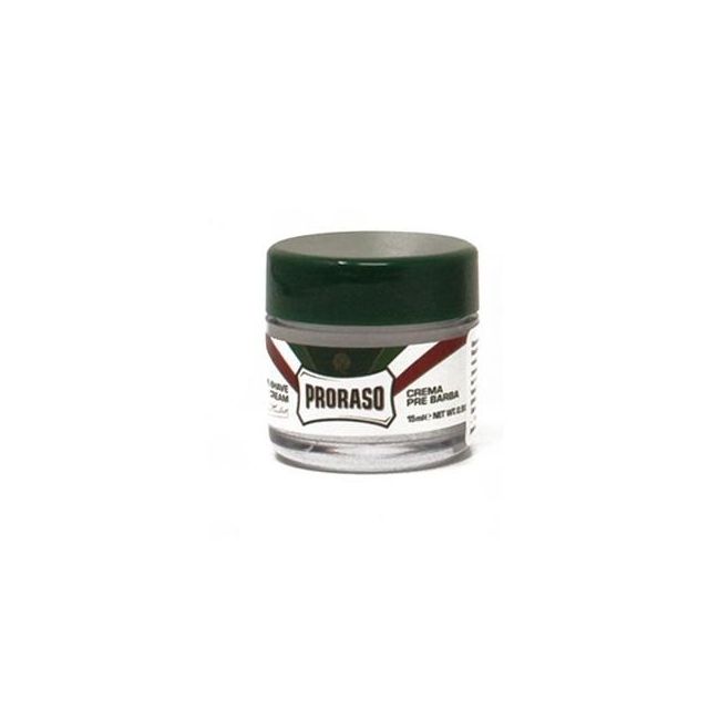 Green Line Pre-Shave Cream Travel Gaivinantis kremas prieš skutimąsi, 15 ml