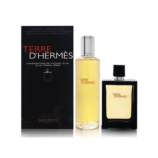 Terre D'hermes Eau De Perfume Purškiamasis 30 ml Daugkartinis 2 dalių rinkinys
