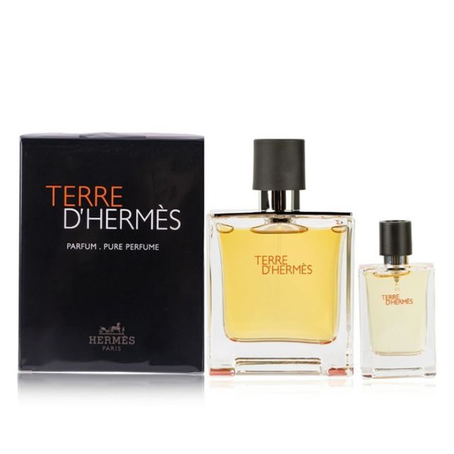 Hermes Terre D'hermes Eau De Parfum Spray 75 ml rinkinys 2 vnt