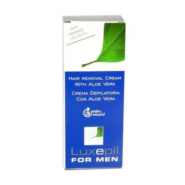 Luxepil For Men klasikinis depiliacinis kremas + mentelė 150ml
