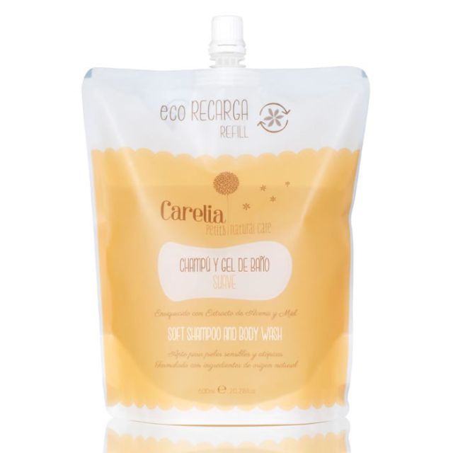 Carelia Petits Soft Shampoo and Body Wash papildymas 600ml