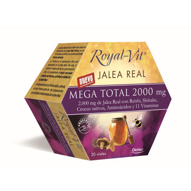 Dietisa Royal Vit Mega Total 2000 Mg 20 buteliukų